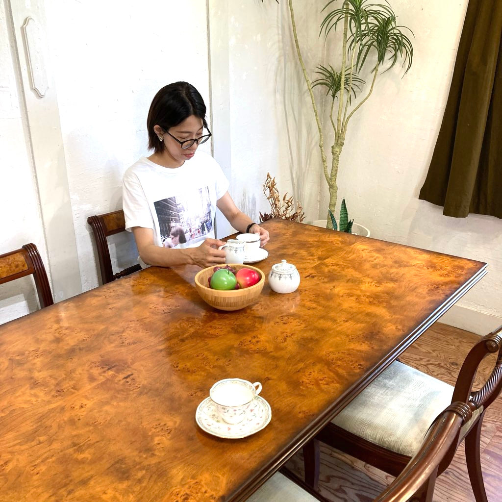 ジャンセン / jansen クラシックスタイル ダイニング5点セット テーブル チェア 中古