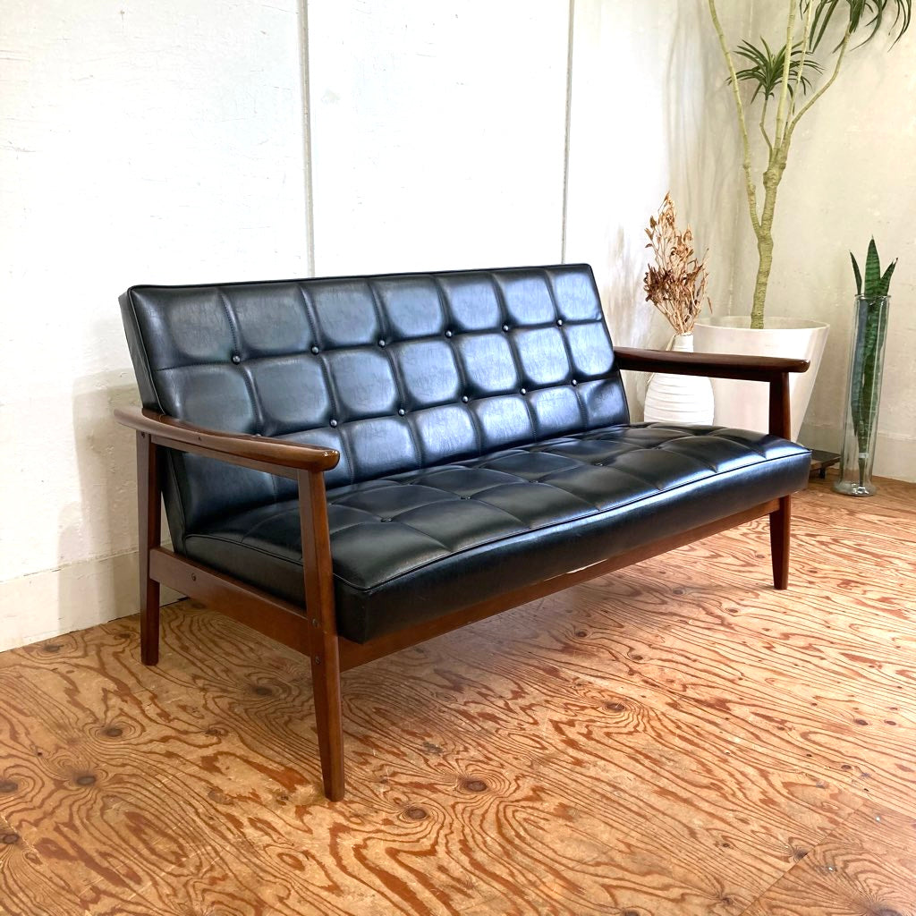 カリモク家具 / karimoku Kチェア 2人掛け スタンダードブラック 2 
