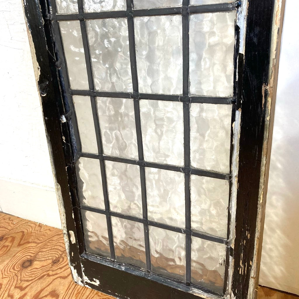 ステンドグラス 木枠 ブラックフレーム ディスプレイ 壁掛け アンティーク