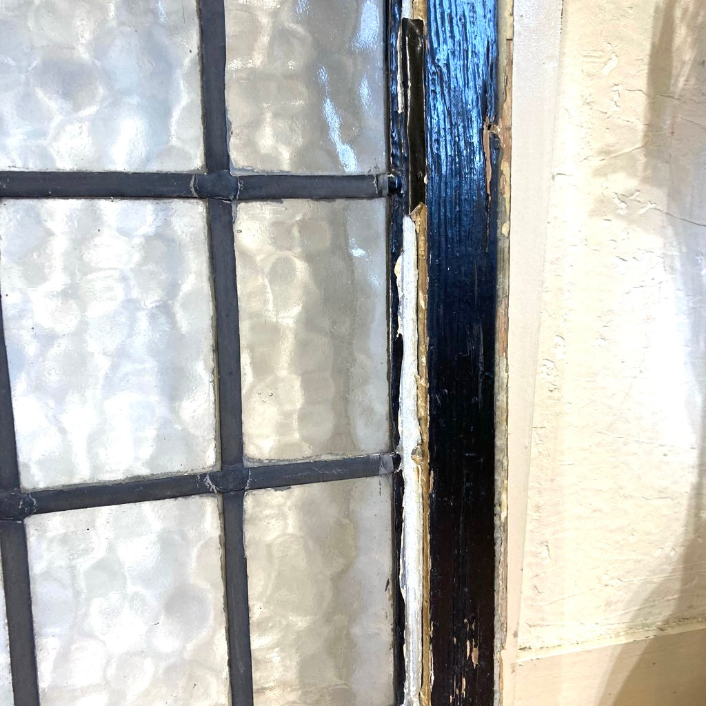 ステンドグラス 木枠 ブラックフレーム ディスプレイ 壁掛け アンティーク