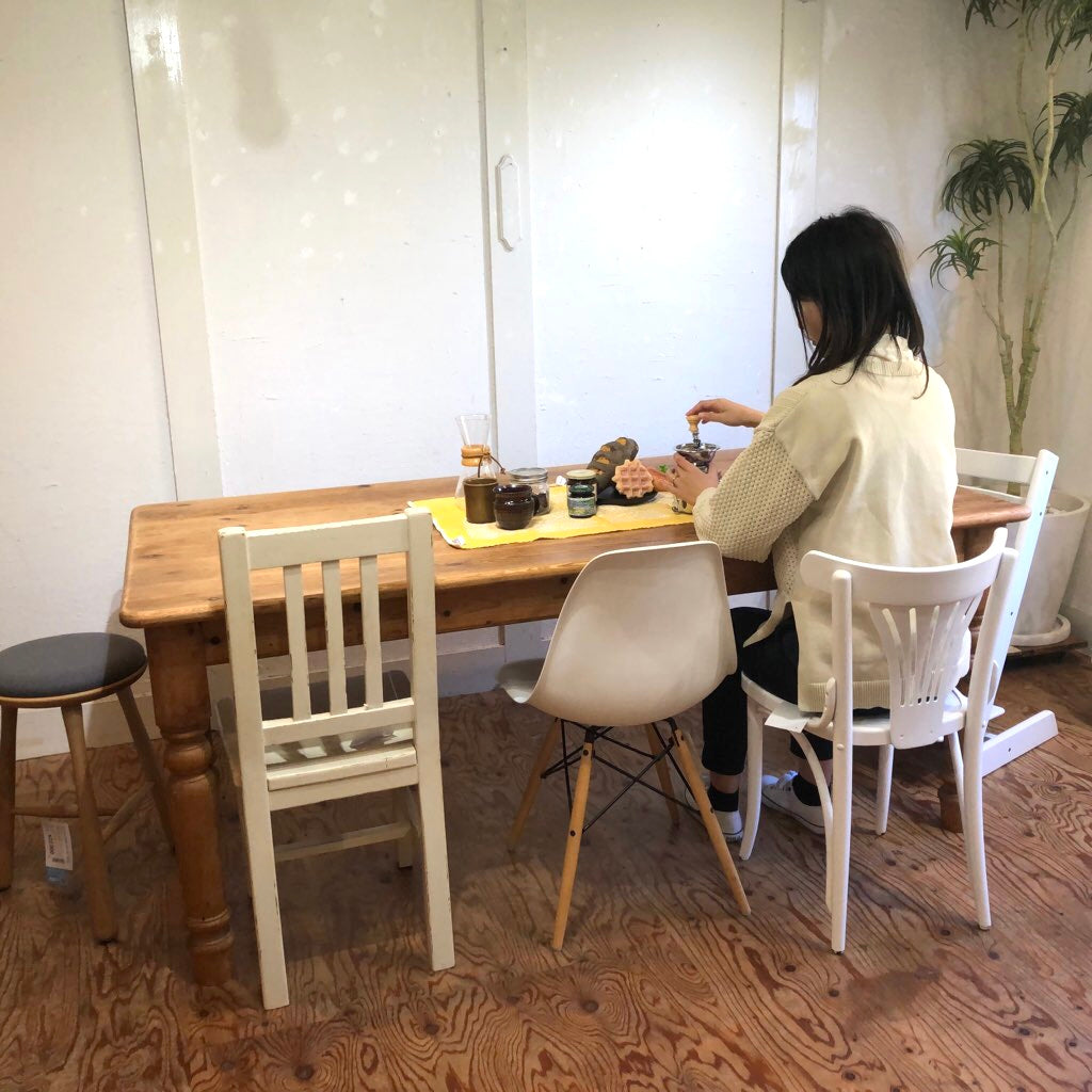 パイン無垢材 ダイニングテーブル 作業台 W182 ヴィンテージ