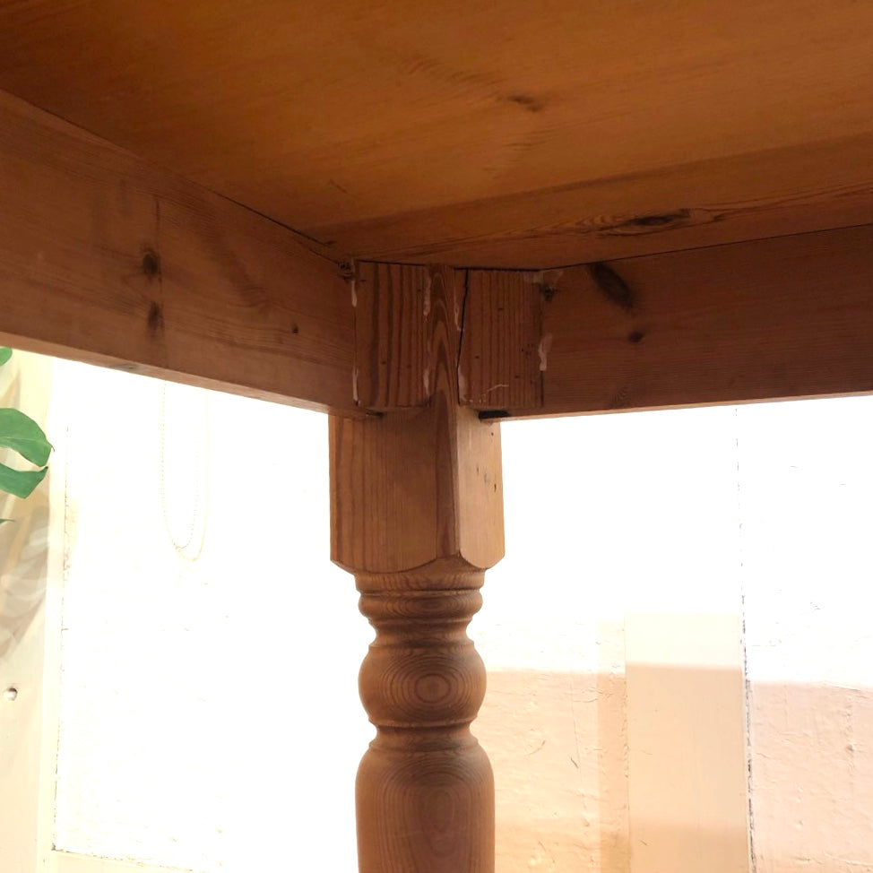 パイン無垢材 ダイニングテーブル 作業台 W182 ヴィンテージ