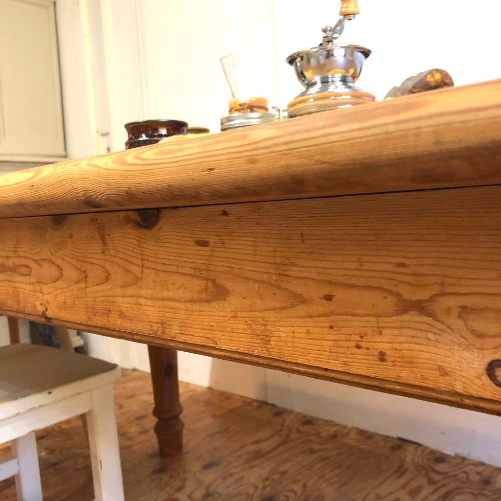 パイン無垢材 ダイニングテーブル 作業台 W182 ヴィンテージ