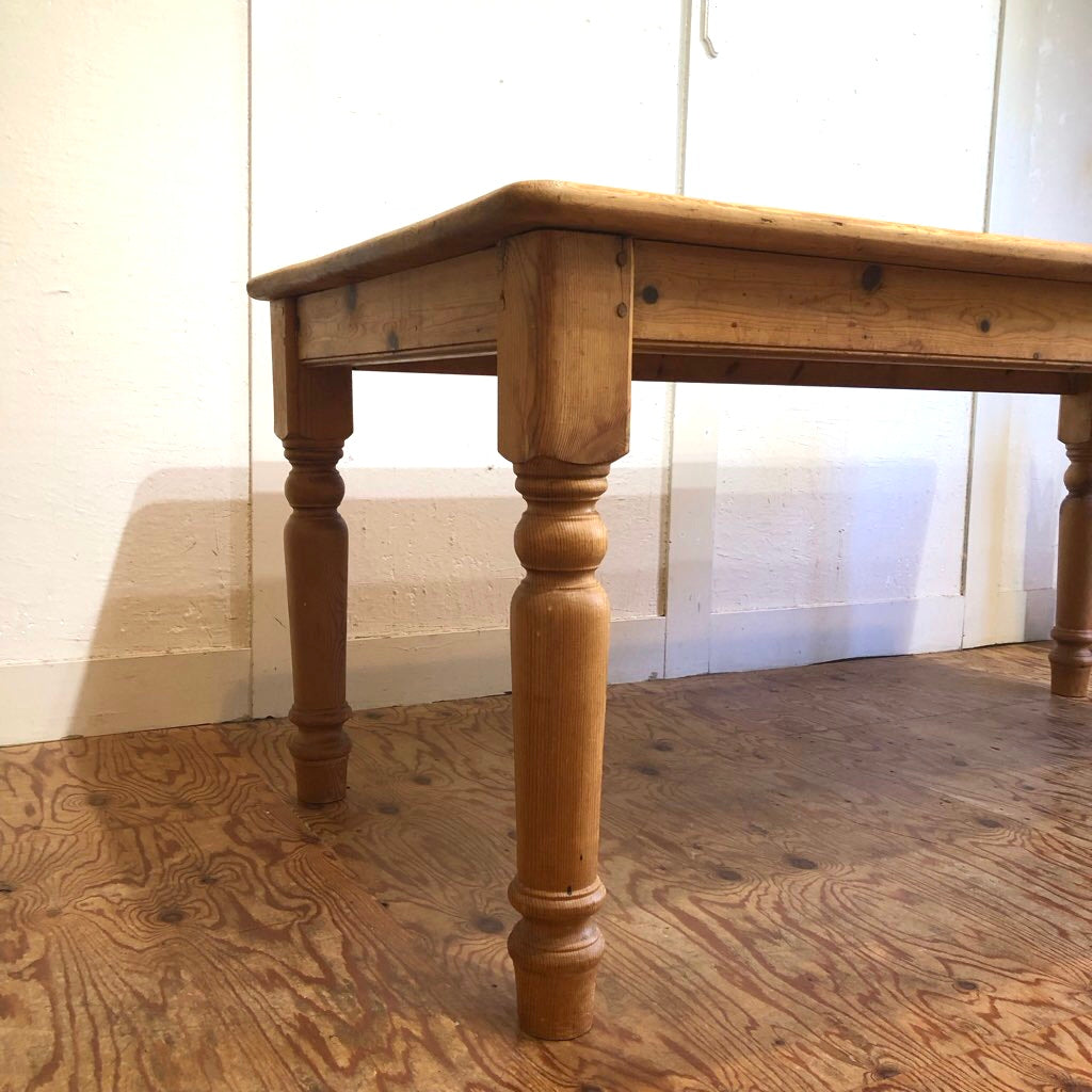 パイン無垢材 ダイニングテーブル 作業台 W182 ヴィンテージ