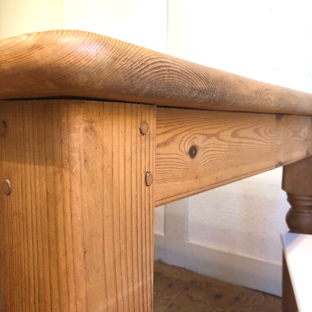 パイン無垢材 ダイニングテーブル 作業台 W182 ヴィンテージ