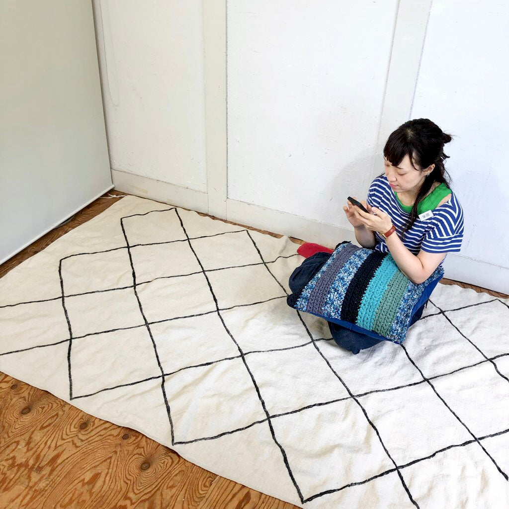 BONCHIC MAROC/ボンシックモロッコ ザナフィ ラグ モロッコ 中古品