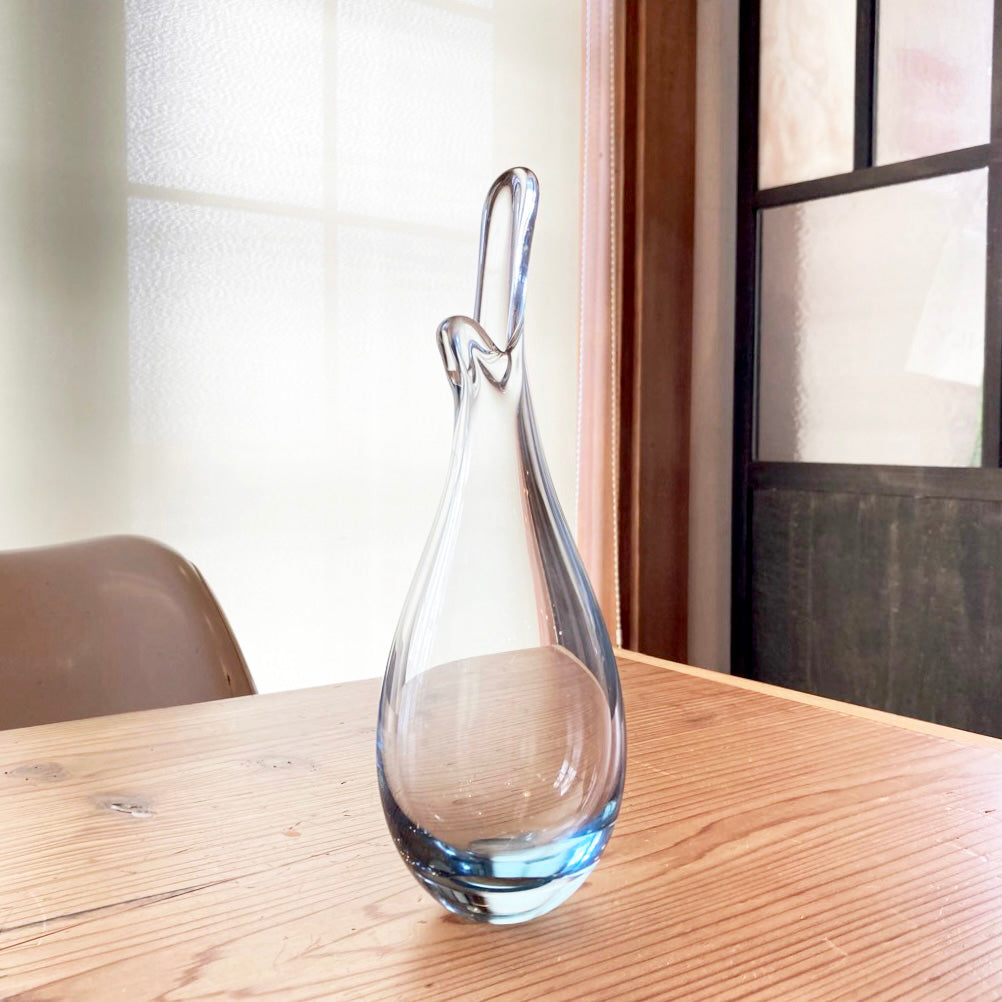 ホルムガード / Holmegaard Naebvase クチバシの花瓶 フラワーベース ブルー 花器 ペル・ルッケン ヴィンテージ