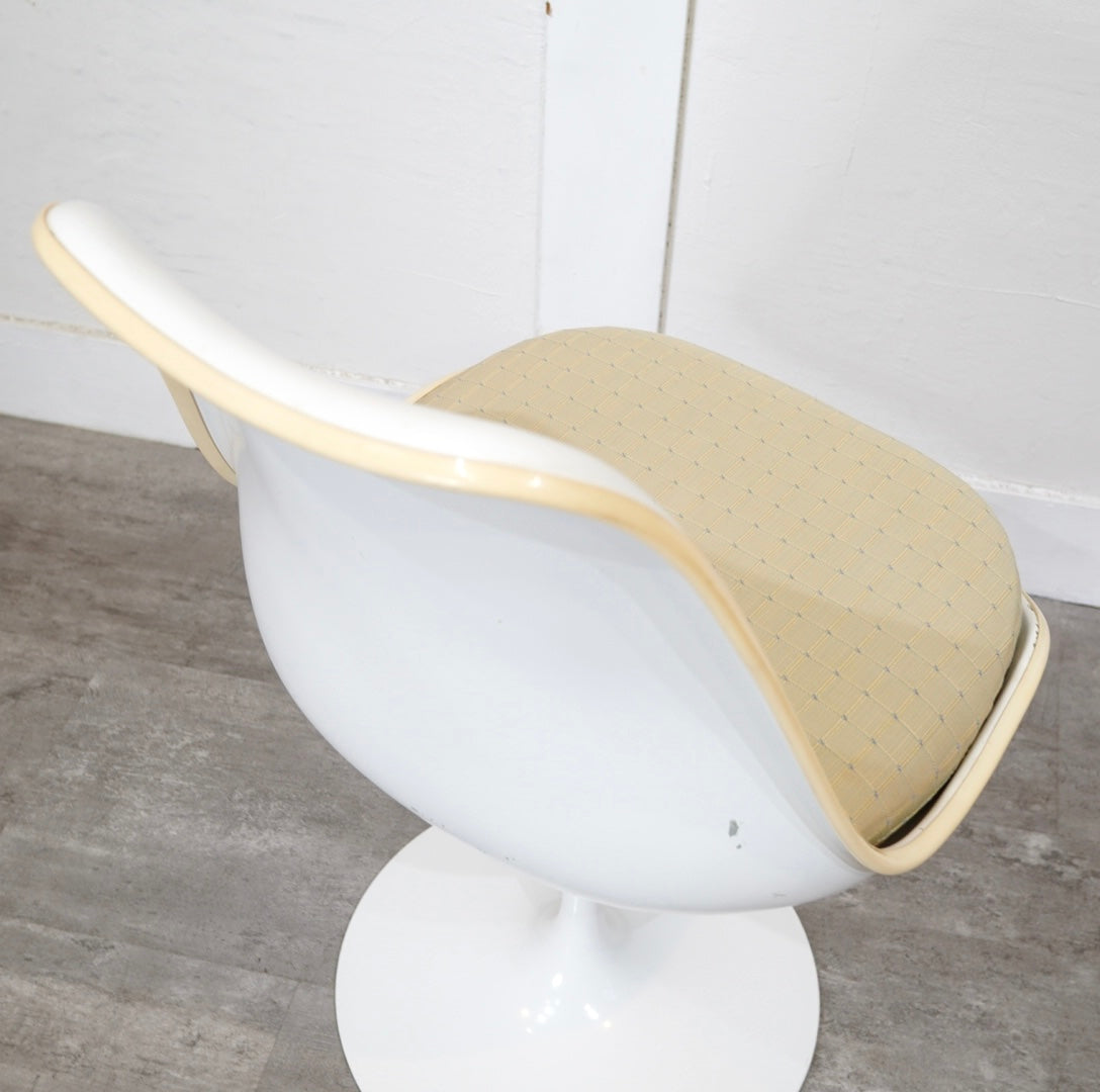 ノール / Knoll チューリップチェア 【ベージュ】 ダイニングチェア エーロ・サーリネン ヴィンテージ