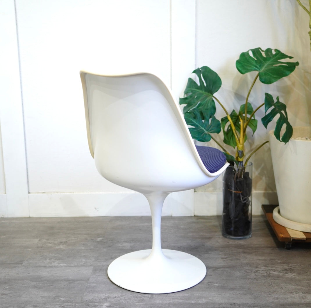 ノール / Knoll チューリップチェア 【ブルー】 ダイニングチェア エーロ・サーリネン ヴィンテージ
