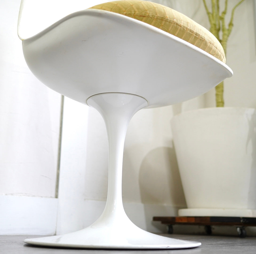 ノール / Knoll チューリップチェア 【イエロー】 ダイニングチェア エーロ・サーリネン ヴィンテージ 【ゴムなし】