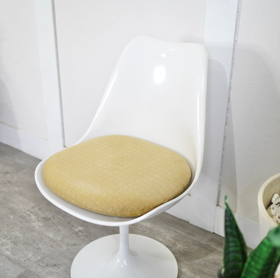 ノール / Knoll チューリップチェア 【イエロー】 ダイニングチェア エーロ・サーリネン ヴィンテージ 【ゴムなし】