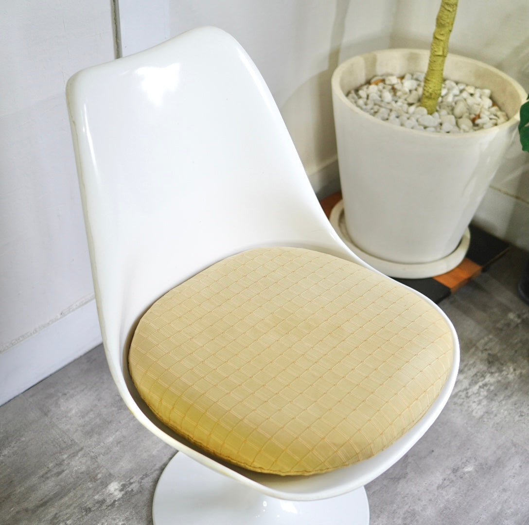 ノール / Knoll チューリップチェア 【イエロー】 ダイニングチェア エーロ・サーリネン ヴィンテージ 【ゴムなし】