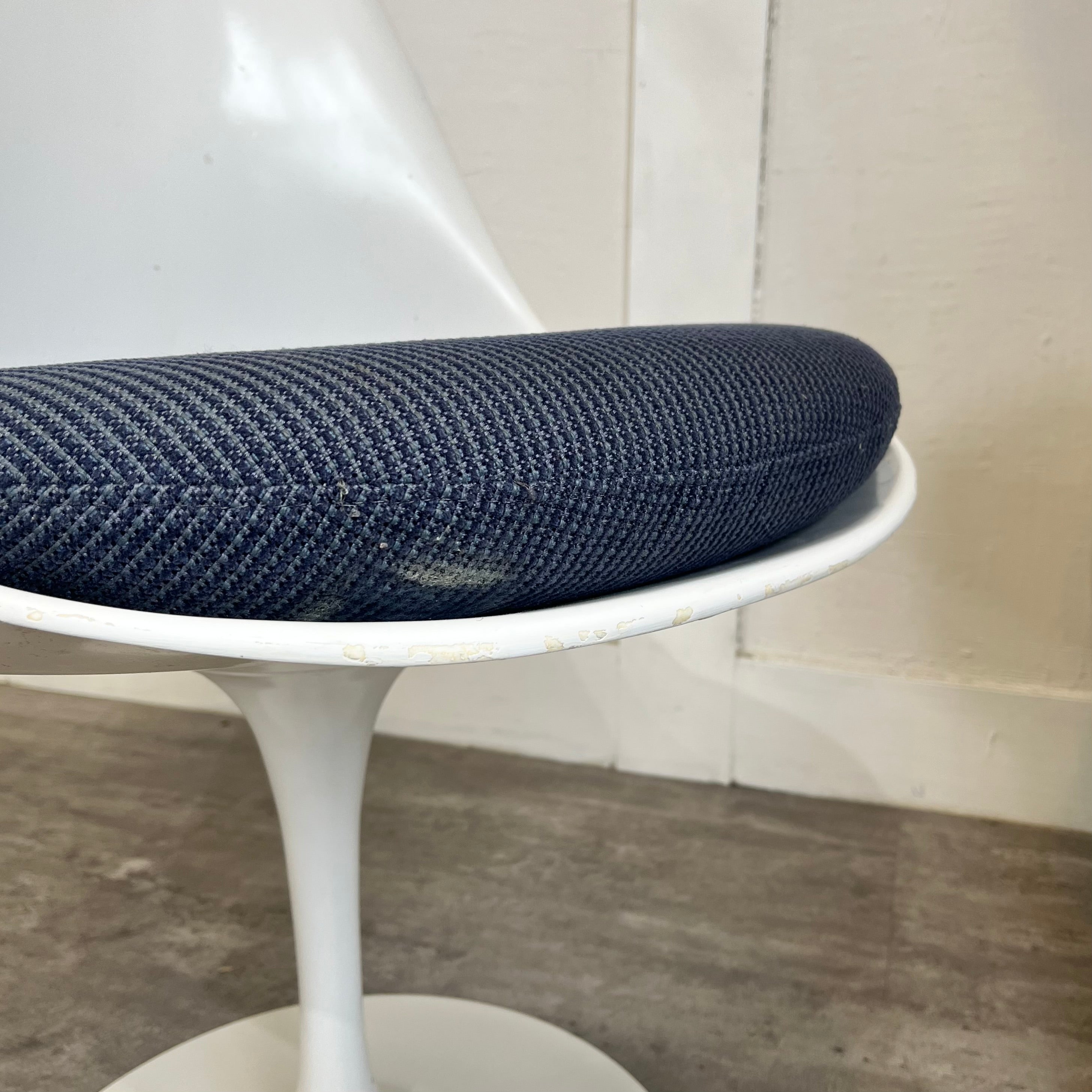 ノール / Knoll チューリップチェア 【ブルー】 ダイニングチェア エーロ・サーリネン ヴィンテージ 【ゴムなし】