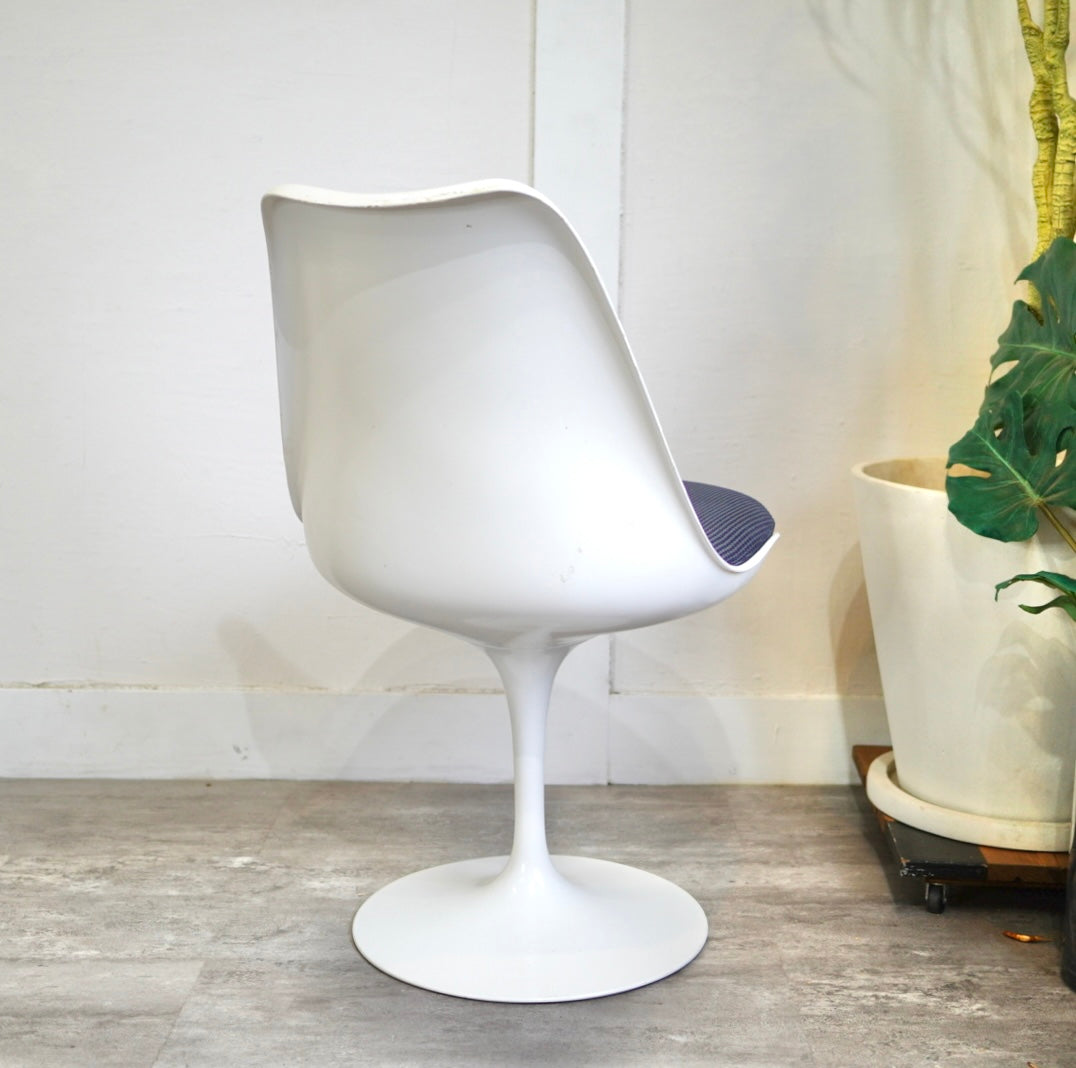 ノール / Knoll チューリップチェア 【ブルー】 ダイニングチェア エーロ・サーリネン ヴィンテージ 【ゴムなし】