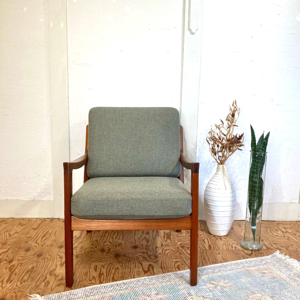 カド / CADO オーレ・ヴァンシャー / Ole Wanscher Model166 1シーターソファ / 1Pソファ 北欧ヴィンテージ<i>動画</i>