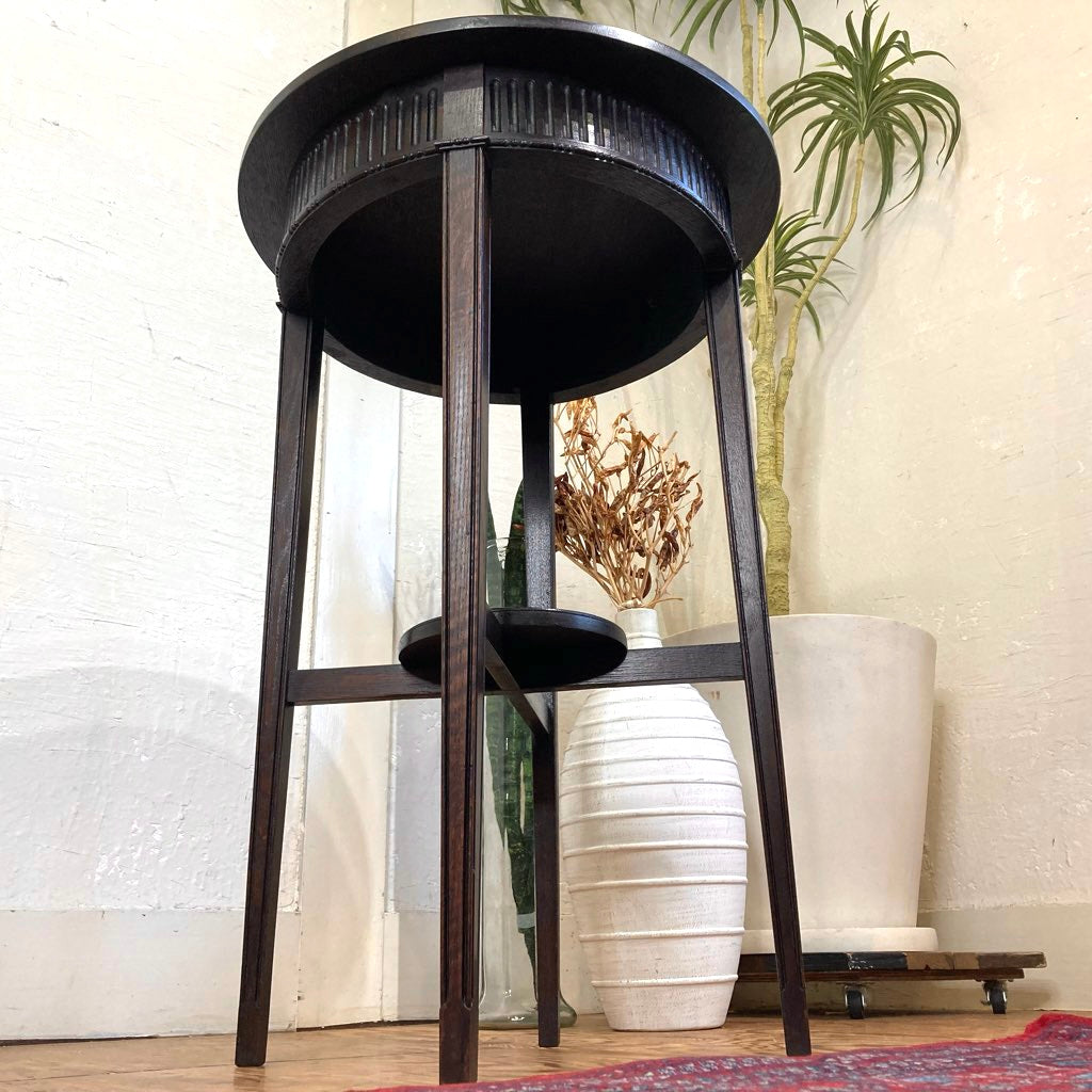 英国 アンティーク サイドテーブル 花台 フラワースタンド