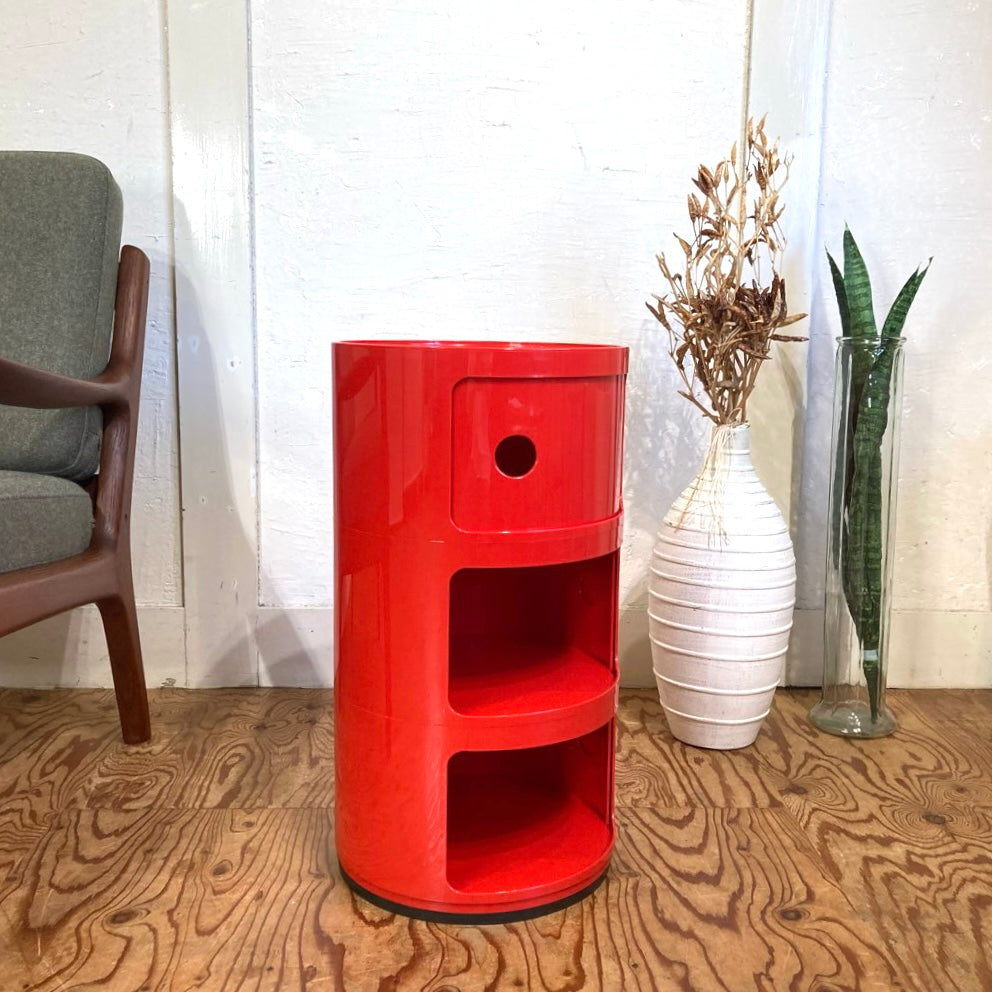 カルテル / Kartell コンポ二ビリ3 レッド3段 イタリア製 中古