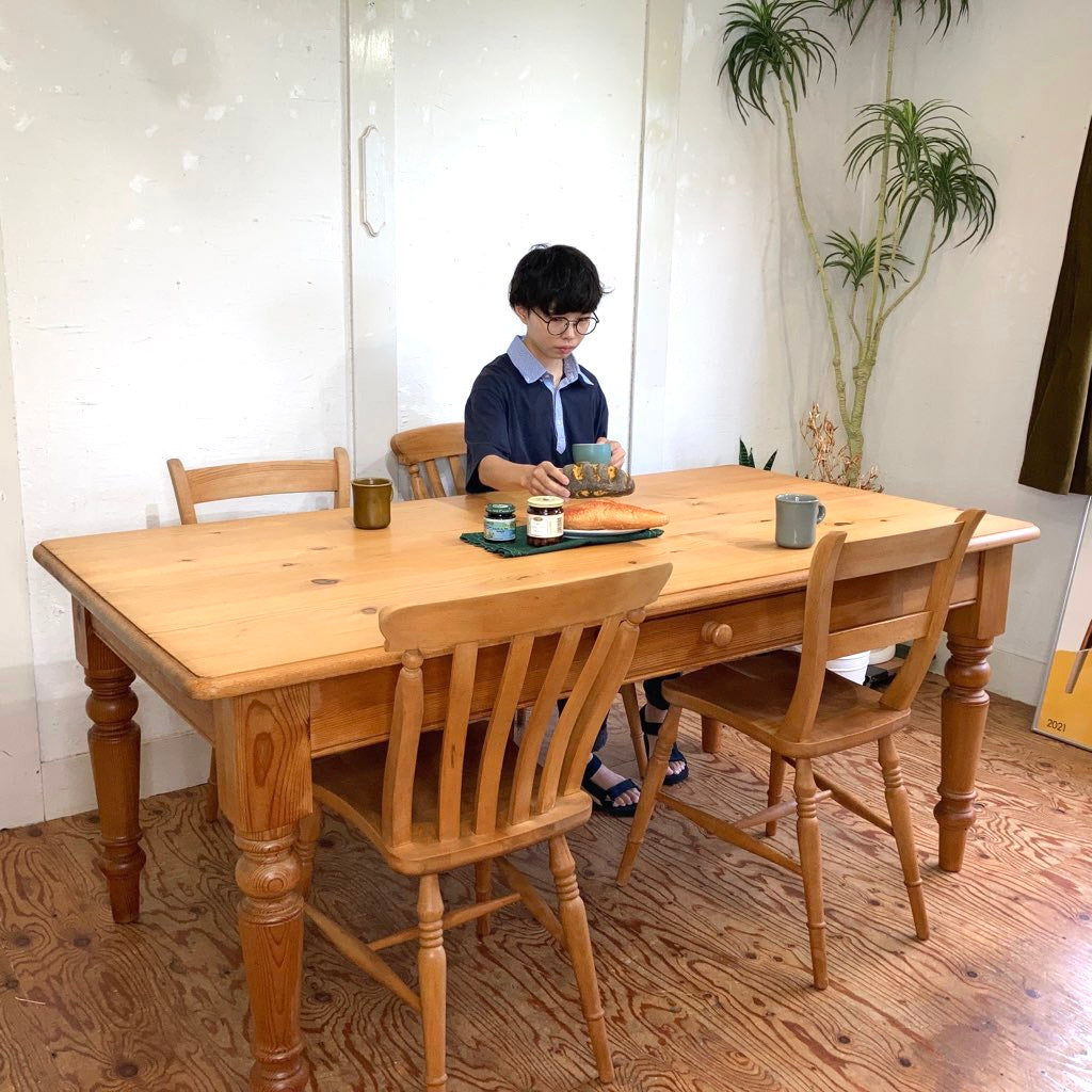 ザ・ペニーワイズ / THE PENNY WISE ストレートバックチェア PWK-2 ダイニングチェア カントリー 中古