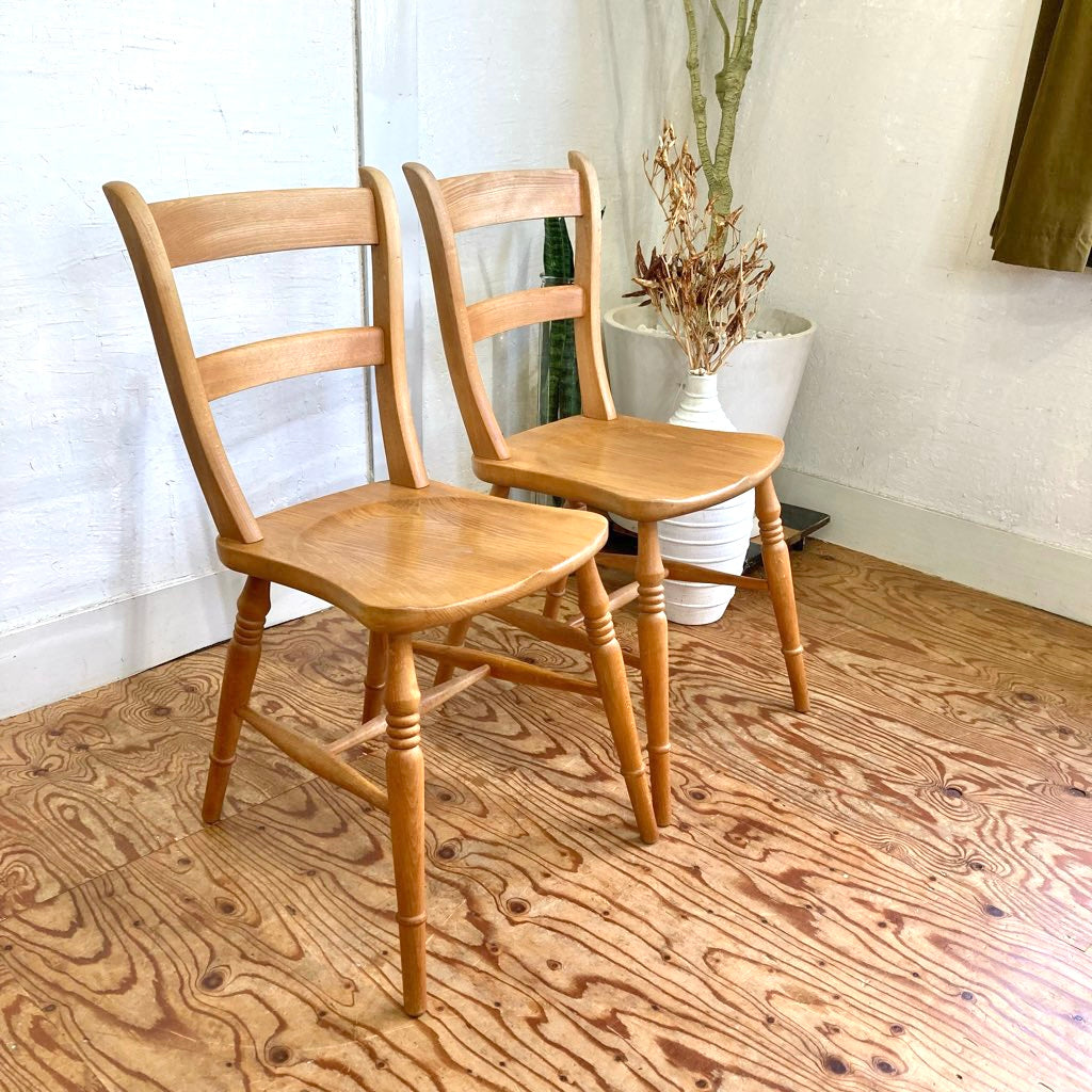 ザ・ペニーワイズ / THE PENNY WISE ストレートバックチェア PWK-2 ダイニングチェア カントリー 中古