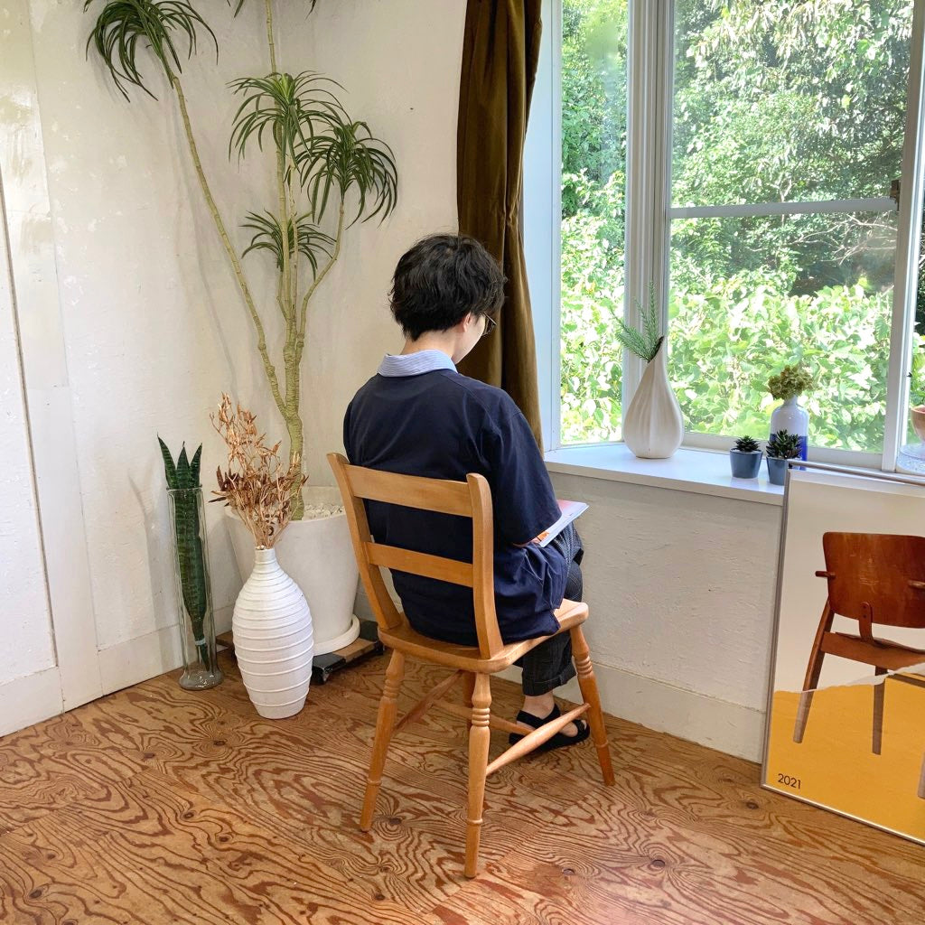 ザ・ペニーワイズ / THE PENNY WISE ストレートバックチェア PWK-2 ダイニングチェア カントリー 中古