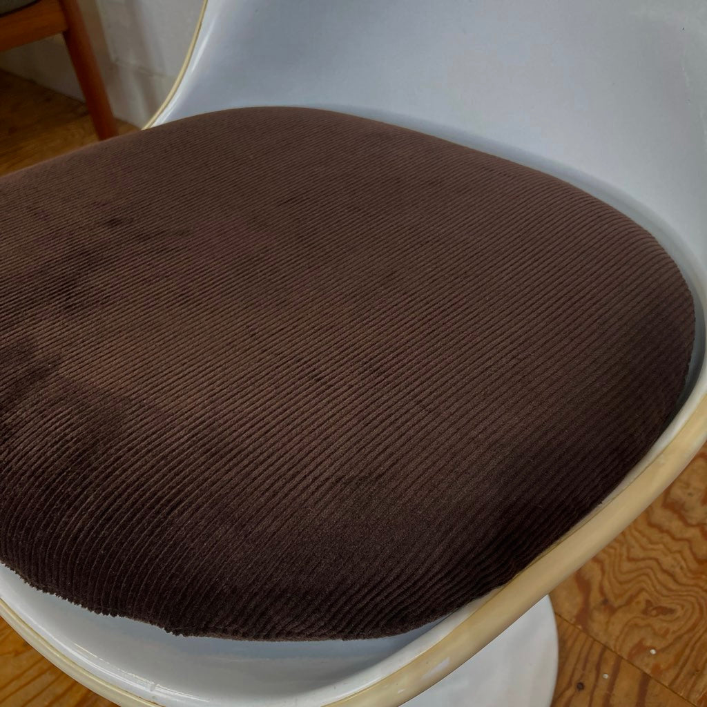 ノール / Knoll チューリップチェア 【ブラウン】 ダイニングチェア 張替え済み エーロ・サーリネン ヴィンテージ