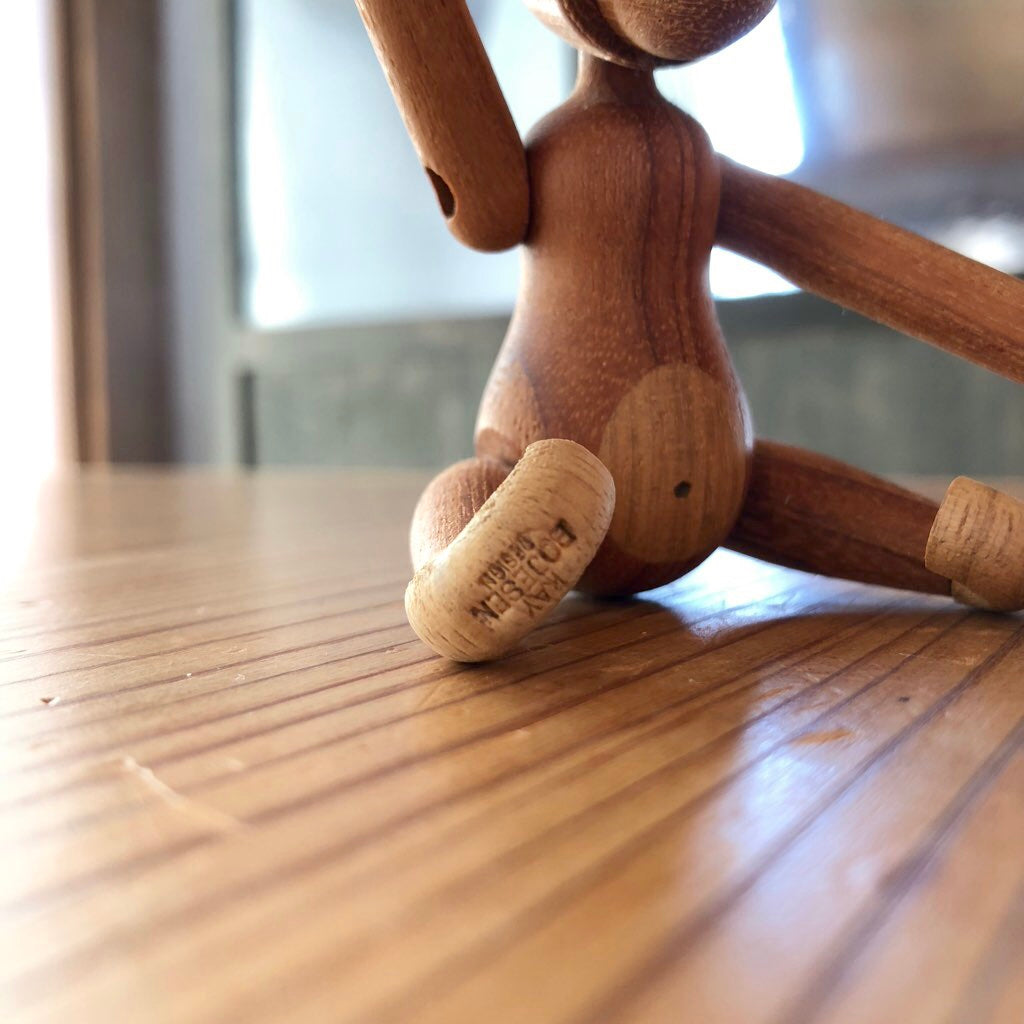 カイ・ボイスン デンマーク / KAY BOJESEN DENMARK モンキー ミニ チーク 元箱付き 中古