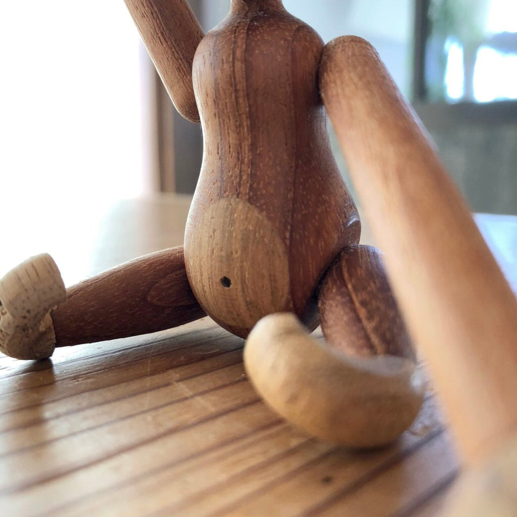 カイ・ボイスン デンマーク / KAY BOJESEN DENMARK モンキー ミニ チーク 元箱付き 中古