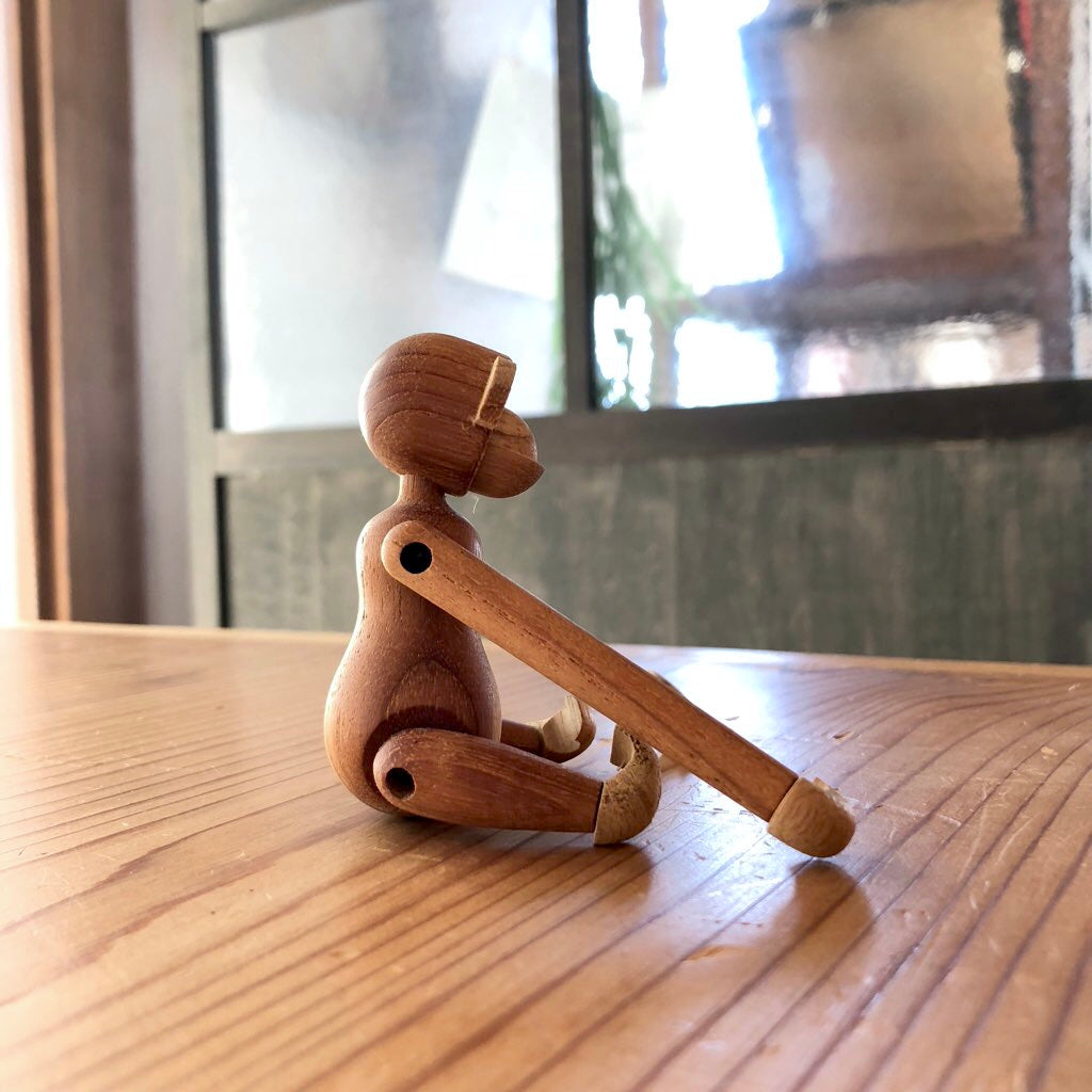 カイ・ボイスン デンマーク / KAY BOJESEN DENMARK モンキー ミニ チーク 元箱付き 中古