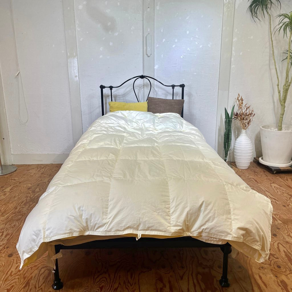 フルリフォーム羽毛布団 シングルサイズ【ホック付き2枚あわせ】 打ち直し リサイクルダウン リバイブモブラープロジェクト
