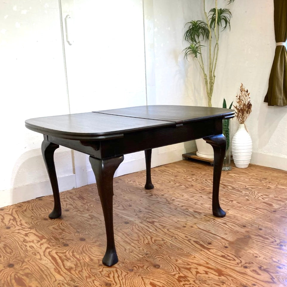 英国アンティーク 「MAJIK」 伸長式 ダイニングテーブル オーク材