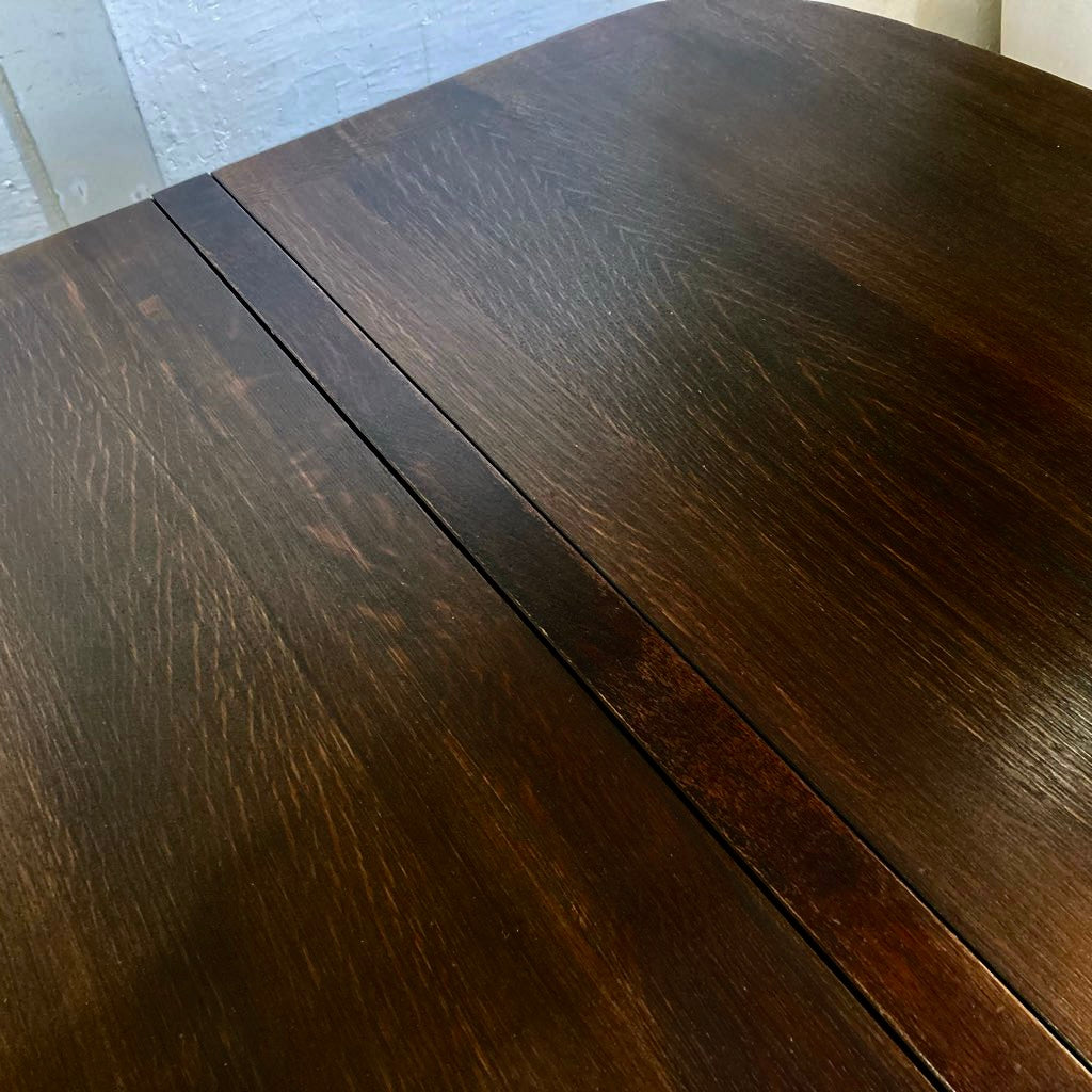 英国アンティーク 「MAJIK」 伸長式 ダイニングテーブル オーク材