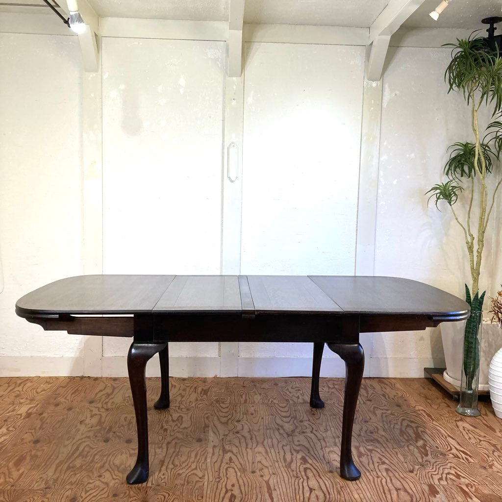 英国アンティーク 「MAJIK」 伸長式 ダイニングテーブル オーク材