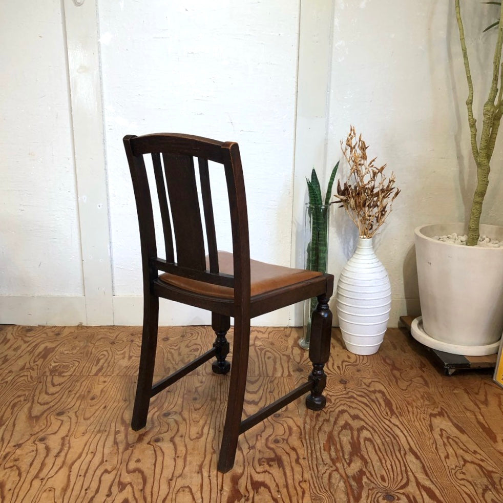 英国アンティーク ダイニングチェア オーク ライトブラウン