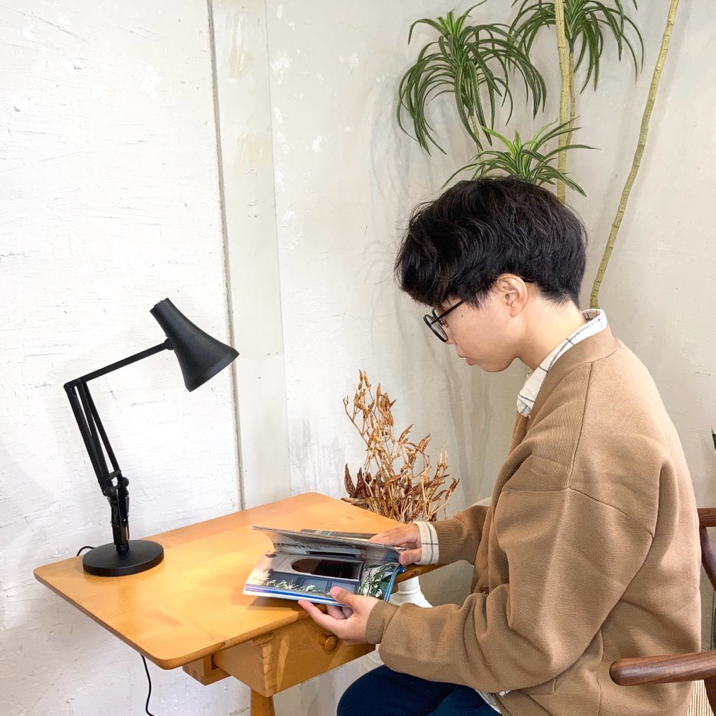 アングルポイズ / ANGLEPOISE デスクライト 90 ミニミニ カーボンブラック USB 中古
