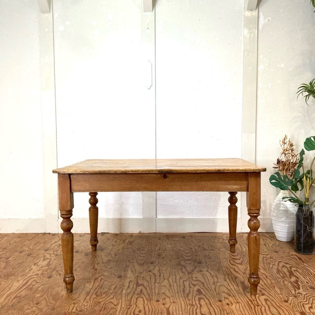 英国アンティーク オールドパイン ダイニングテーブル 作業台