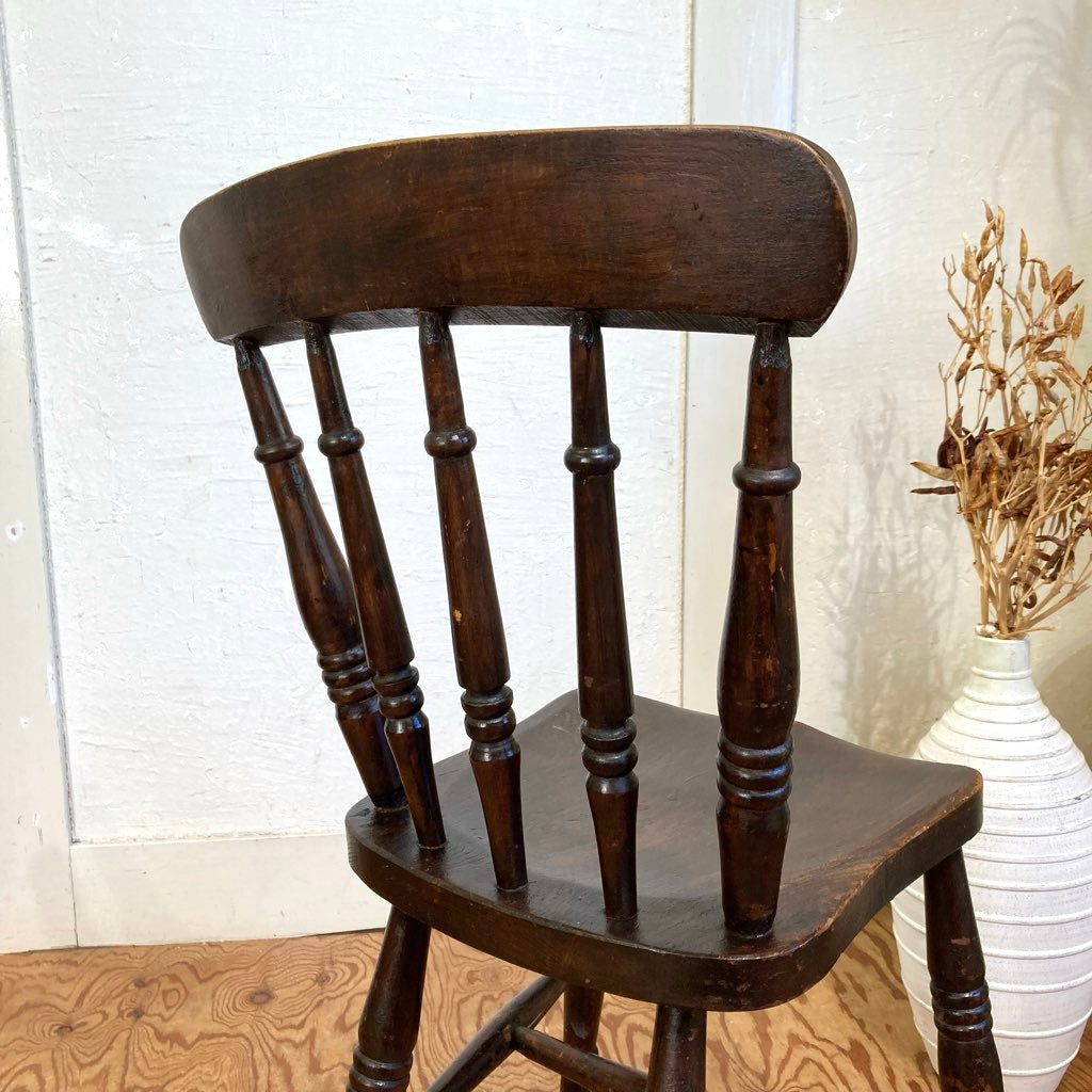 英国アンティーク ウィンザーチェア ダイニングチェア ブラウン