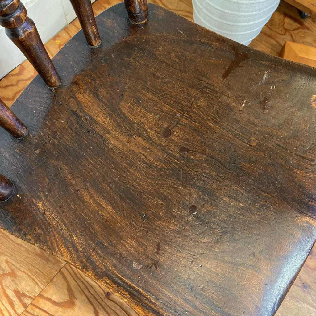 英国アンティーク ウィンザーチェア ダイニングチェア ブラウン