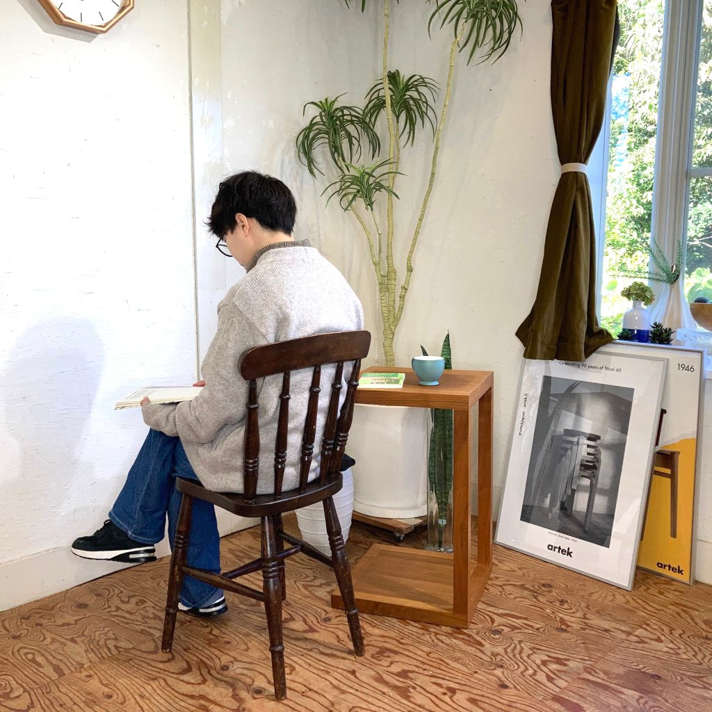 英国アンティーク ウィンザーチェア ダイニングチェア ブラウン