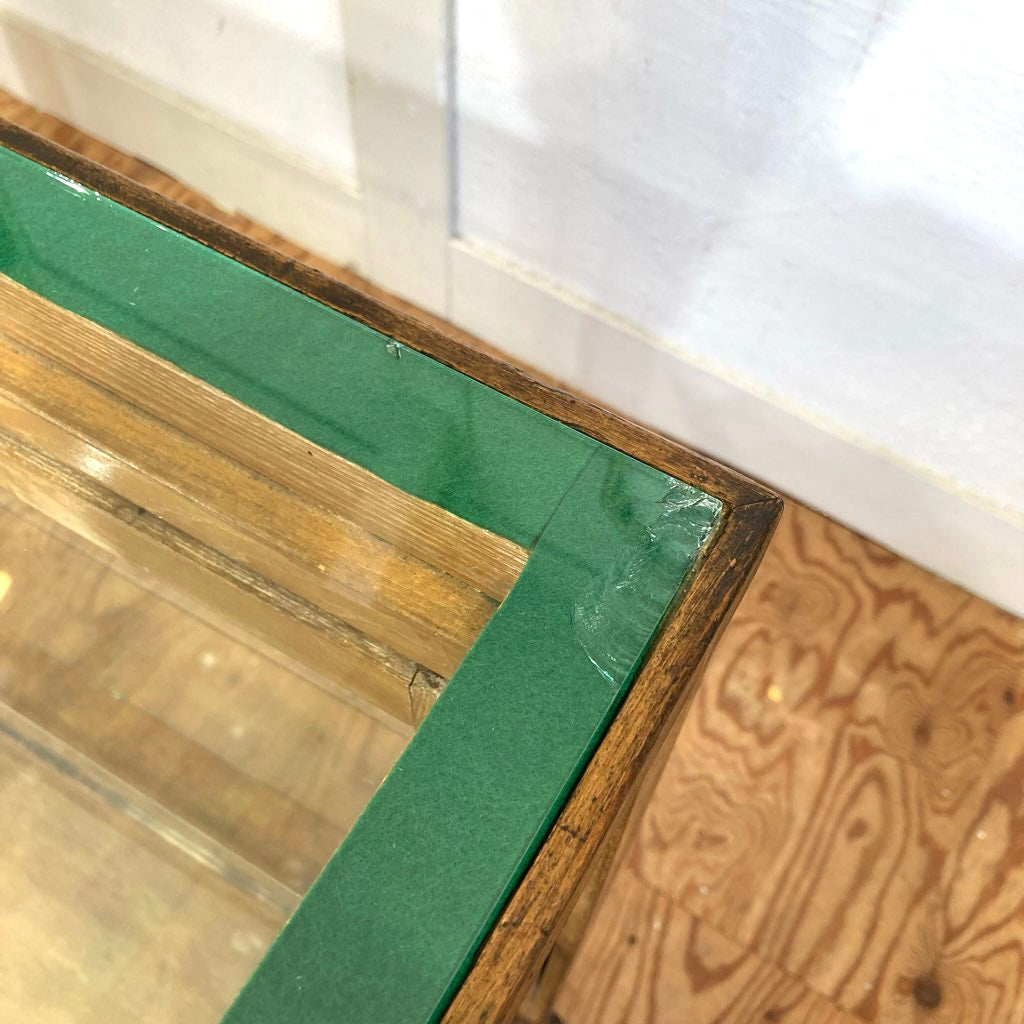 ガラスショーケース パンケース 陳列棚 ディスプレイケース 古道具 ヴィンテージ