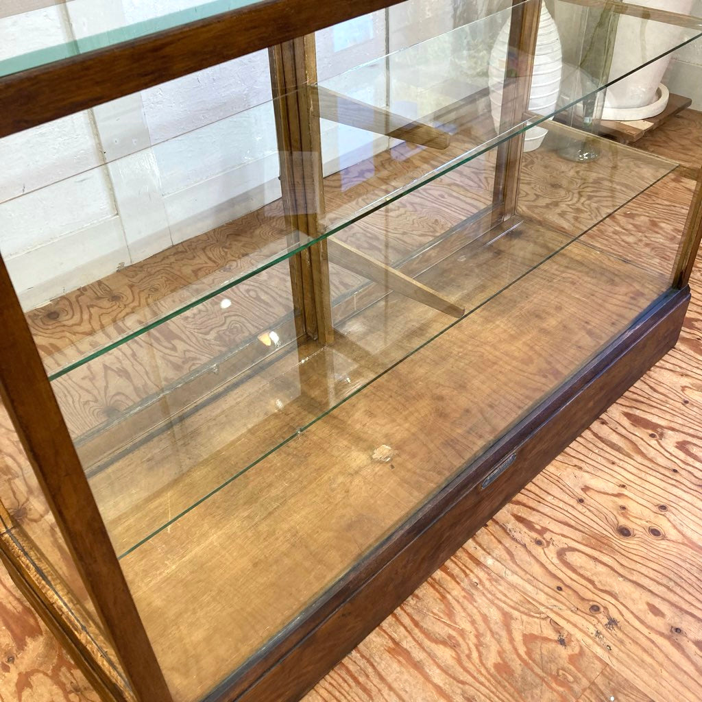 ガラスショーケース パンケース 陳列棚 ディスプレイケース 古道具 ヴィンテージ