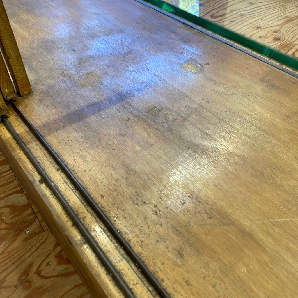 ガラスショーケース パンケース 陳列棚 ディスプレイケース 古道具 ヴィンテージ