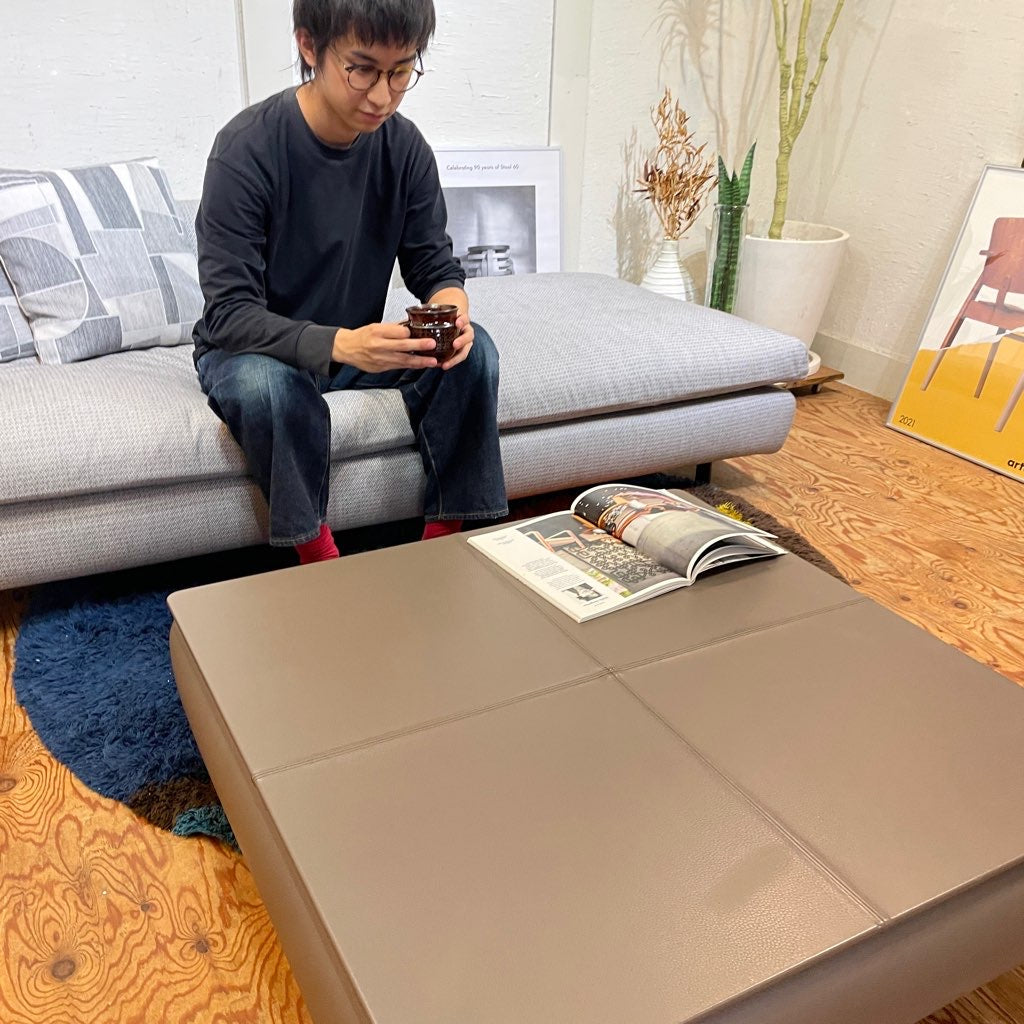 arflex / アルフレックス MIO / ミオ 革張り90テーブル 展示品