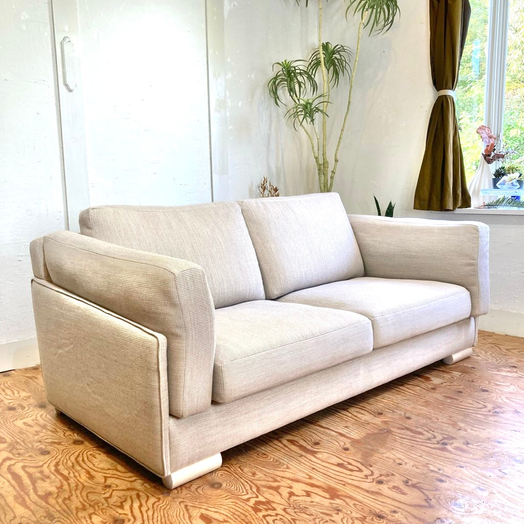 karimoku / カリモク家具 UW60 2人掛け ソファ 展示品 中古 ホワイト 