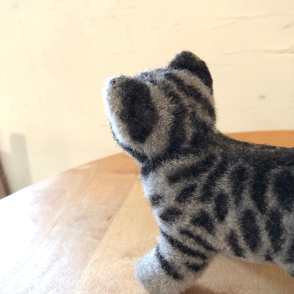 ケーセン / KOESEN しま猫 ぬいぐるみ ドイツ 中古