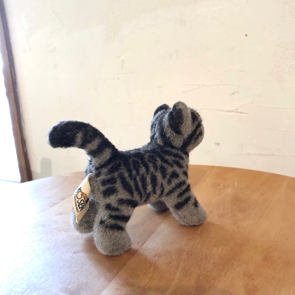 ケーセン / KOESEN しま猫 ぬいぐるみ ドイツ 中古