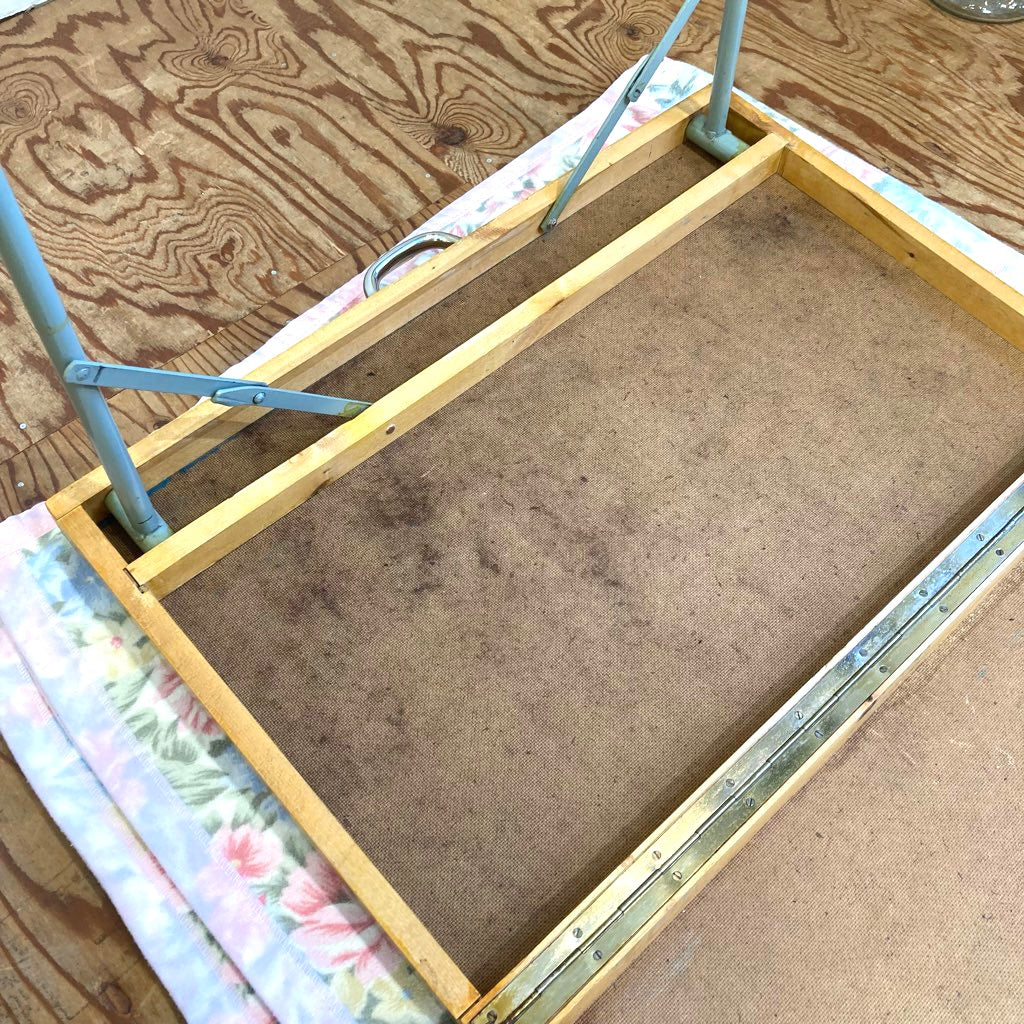 北欧 キャンプ テーブル&チェア セット ブルー 折り畳み ヴィンテージ