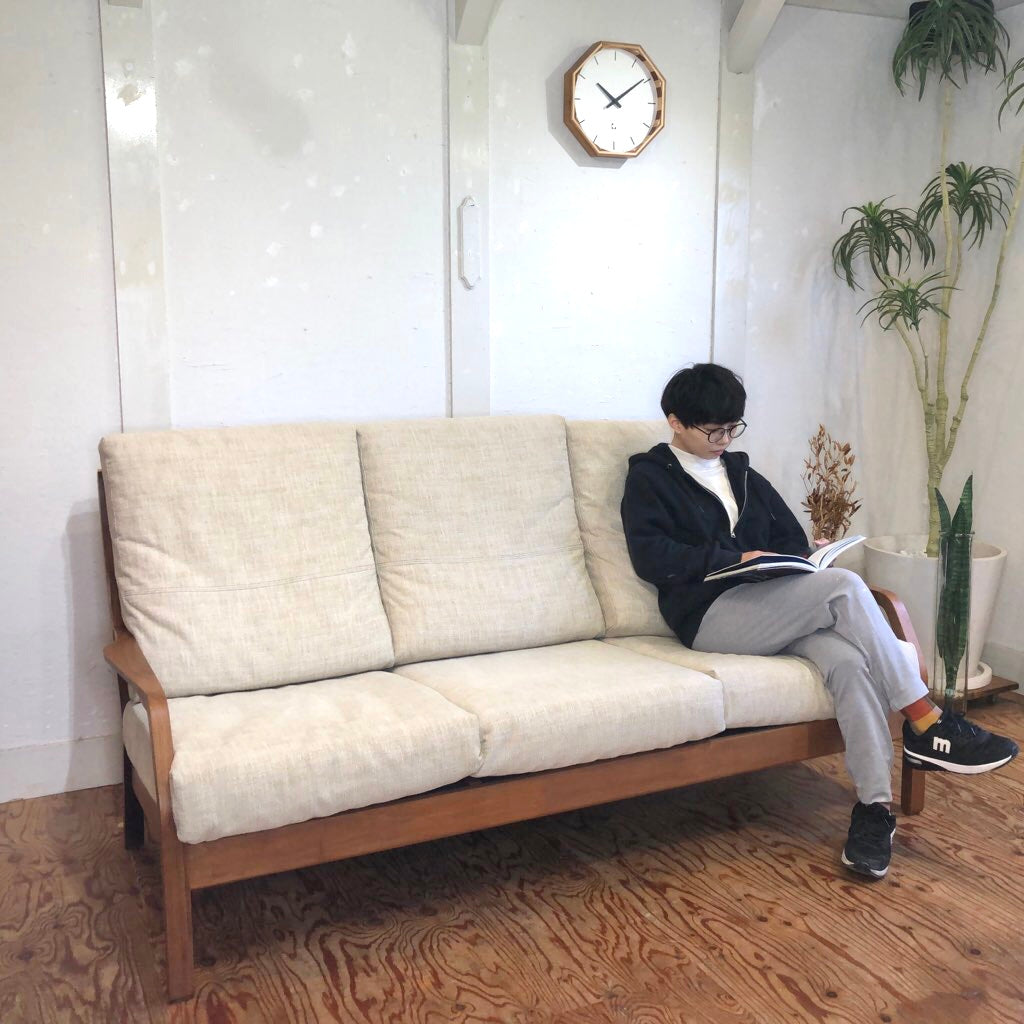 ソース / source ワイホープ / Y HOPE トリプルソファ 184 3人掛け ウォルナット 展示品