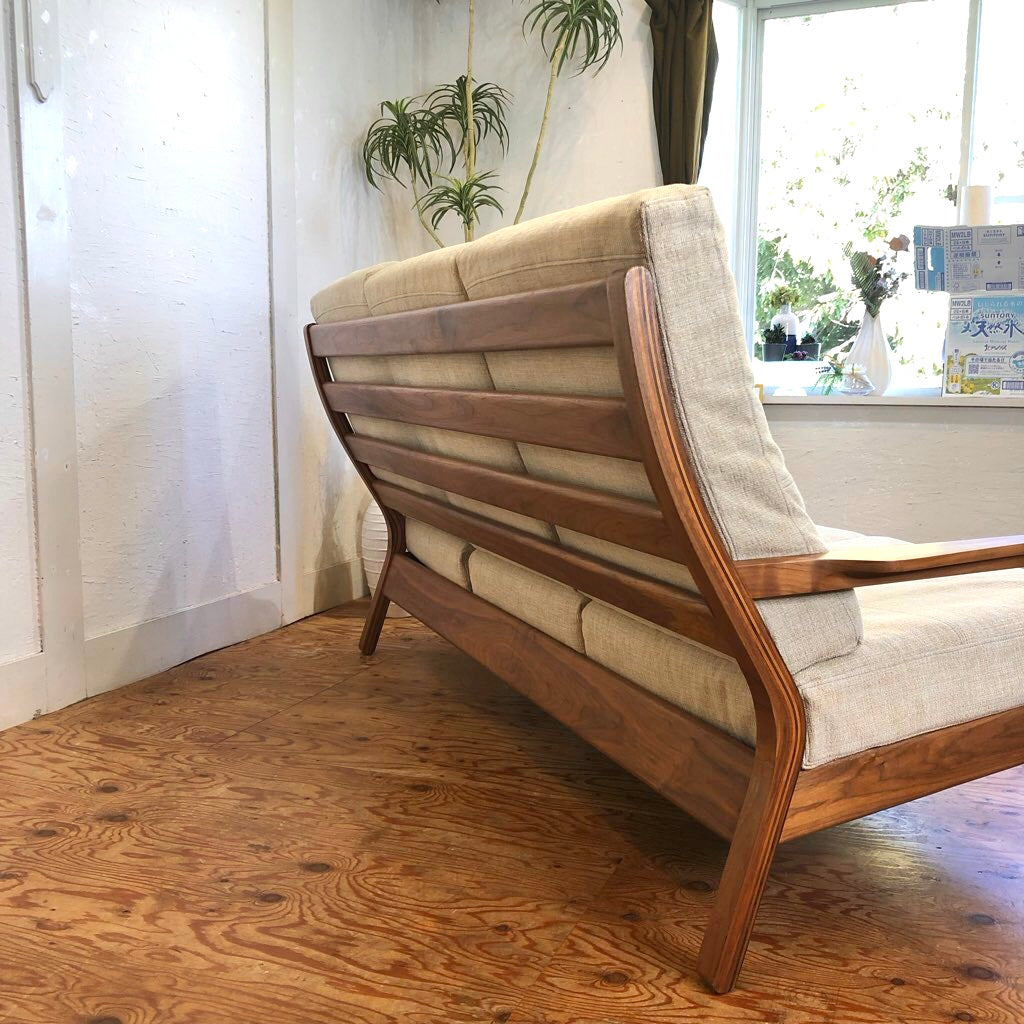 ソース / source ワイホープ / Y HOPE トリプルソファ 184 3人掛け ウォルナット  展示品