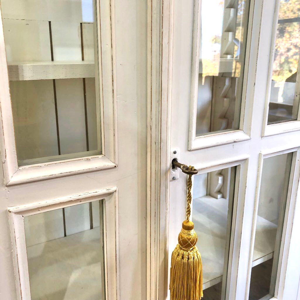 サラグレース / SARAH GRACE キャビネット ホワイト アンティーク調 中古