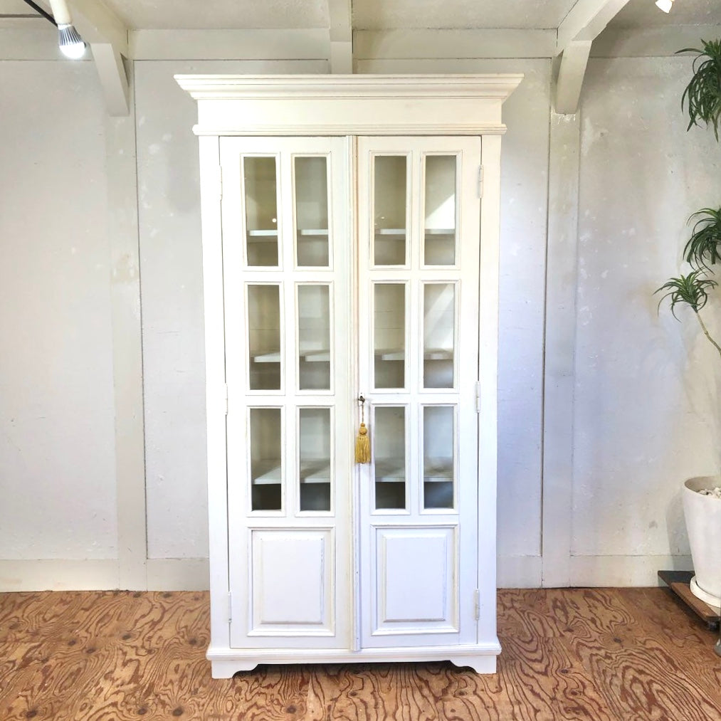 サラグレース / SARAH GRACE キャビネット ホワイト アンティーク調 中古